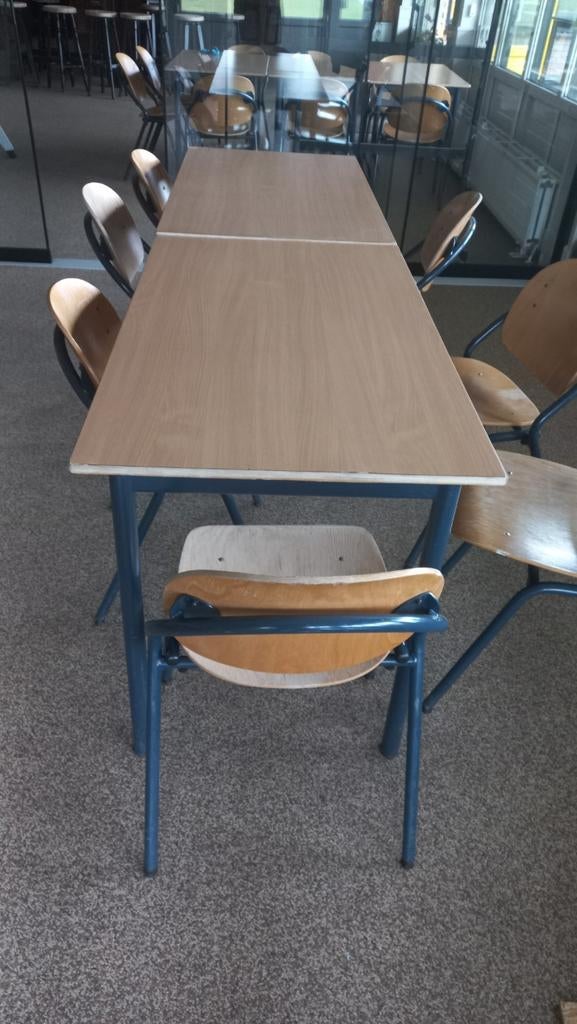 Kantine tafels lengte 1.20 breed 70 cm .hoogte 76 cm, Huis en Inrichting, Tafels | Eettafels, Ophalen of Verzenden