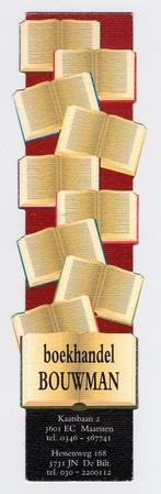 boekhandel Bouwman Maarssen - De Bilt - Bladwijzer - boeken, Ophalen of Verzenden, Nieuw, Reclame