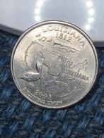 USA Quarter Dollar “Lusiana Purchase” 25 cents 2002, Ophalen of Verzenden