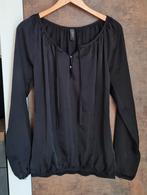 Zwarte Blouse Zwart - Celeb - Maat S - Z.G.A.N., Ophalen of Verzenden, Zo goed als nieuw, Zwart