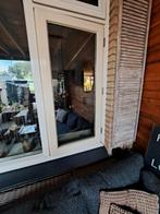 hardhout,dubbelglas hr++, Ophalen, Gebruikt, Gevelraam of Ruit, Dubbelglas