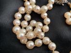 Echte parel ketting. 80 cm, Ophalen of Verzenden, Overige materialen, Ketting