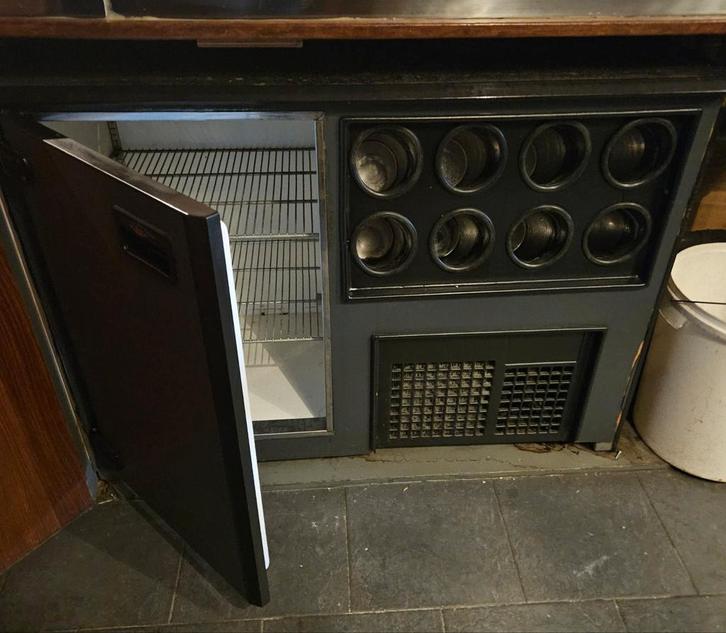Koelkast met flessenkoeler - Horeca, Huis en Inrichting, Keuken | Keukenelementen, Gebruikt, Ophalen