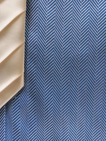 Scapa overhemd maat 40/15¾. Blauw/witte visgraat beschikbaar voor biedingen