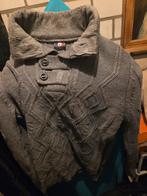 Warme trui met kraag - Maat L, Ophalen of Verzenden, Maat 52/54 (L), Grijs, C&C Fashion