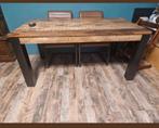 Eettafel - 160x91cm, Ophalen, Gebruikt, 50 tot 100 cm, Metaal