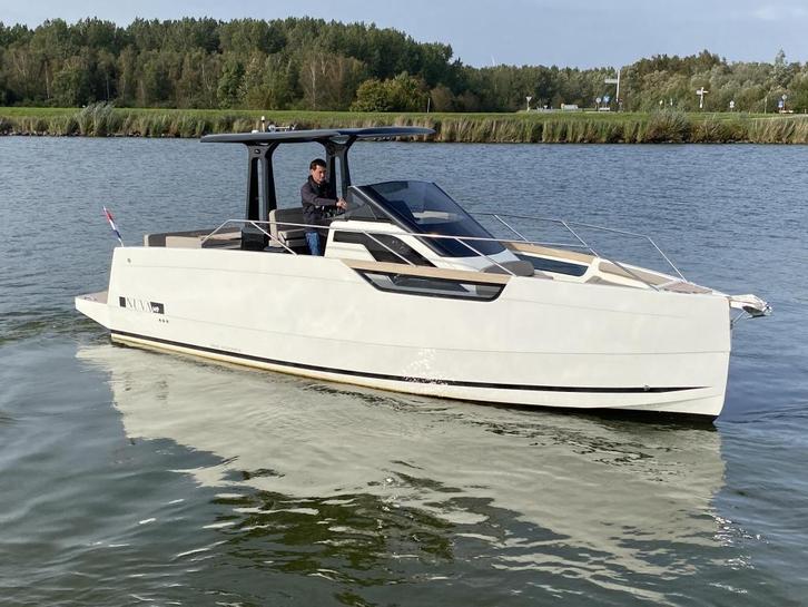 Nuva M9 Open met 2x 200 pk Yamaha, Watersport en Boten, Speedboten, Gebruikt, 6 meter of meer, Benzine, 200 pk of meer, Polyester