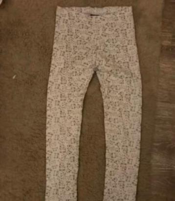 Winter Legging lichtgrijs met in maat 110/116 beschikbaar voor biedingen