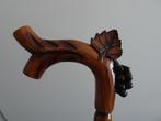 vintage houten wandelstok (collector item), Ophalen, Gebruikt