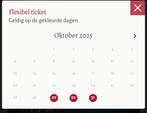 Efteling flexibel ticket AH actie, Tickets en Kaartjes, Eén persoon, Ticket of Toegangskaart