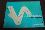 Honda CR250R Elsinore 1977 motorcycle parts list CR250 R, Ophalen of Verzenden, Honda