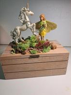 Houten opbergkistje flowerfairy, Ophalen of Verzenden