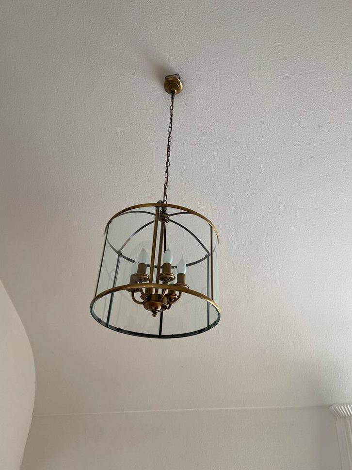 Steinhauer Lampen Set: Kroonluchter, Plafond & Wandlamp, Huis en Inrichting, Lampen | Hanglampen, Gebruikt, Minder dan 50 cm, Glas