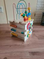 Houten activity blok, motoriek, speelgoed, Kinderen en Baby's, Speelgoed | Houten speelgoed, Ophalen, Zo goed als nieuw, Overige typen
