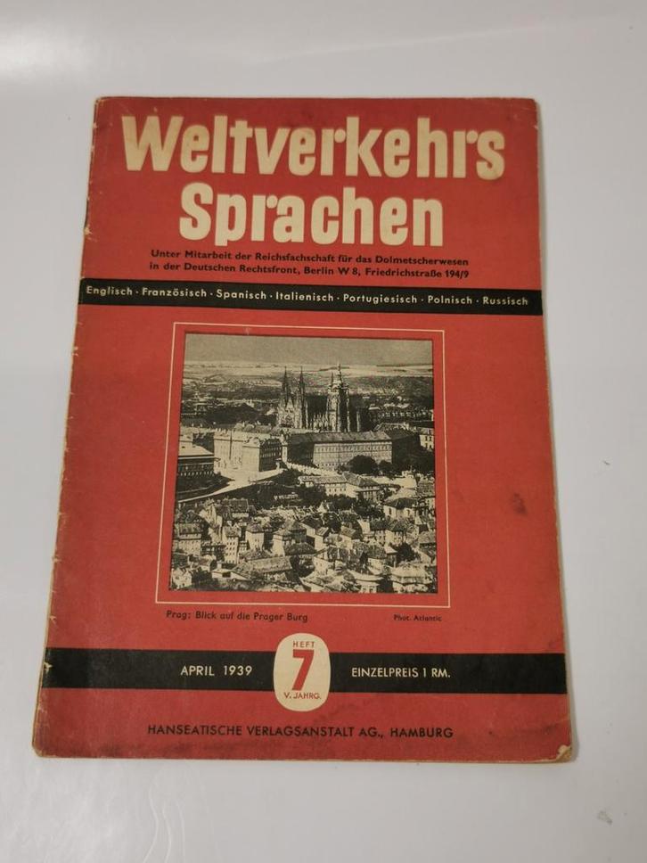 Derde rijk ww2 voorbereidingen [Tolken Duitsland], Verzamelen, Militaria | Tweede Wereldoorlog, Boek of Tijdschrift, Duitsland