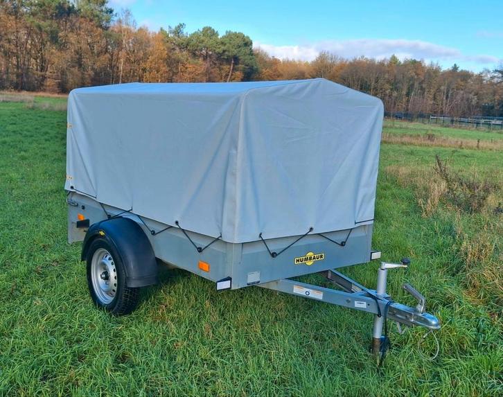 mooie humbaur aanhangwagen dichte aanhanger, Auto diversen, Aanhangers en Bagagewagens, Gebruikt, Ophalen