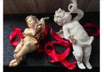2x kerdtengel / engelen / engelbewaarder, Antiek en Kunst, Ophalen of Verzenden