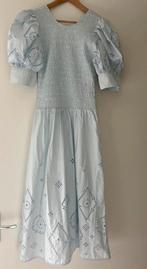 Prachtige GANNI maxi jurk nieuw met kaartje mt.40 Wow!, Maat 38/40 (M), Blauw, Ganni, Nieuw
