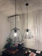 Lampen set zwart modern, Ophalen, Zo goed als nieuw, E27 (groot), Led-lamp