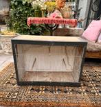 Zo sfeervol! VINTAGE DECO VOGELKOOI., Ophalen, Hout, Vogelkooi