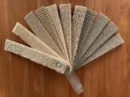 Bunch met staaltjes tapijt vloerbedekking crème / beige (2), Minder dan 50 cm, Ophalen of Verzenden, Zo goed als nieuw, Rechthoekig