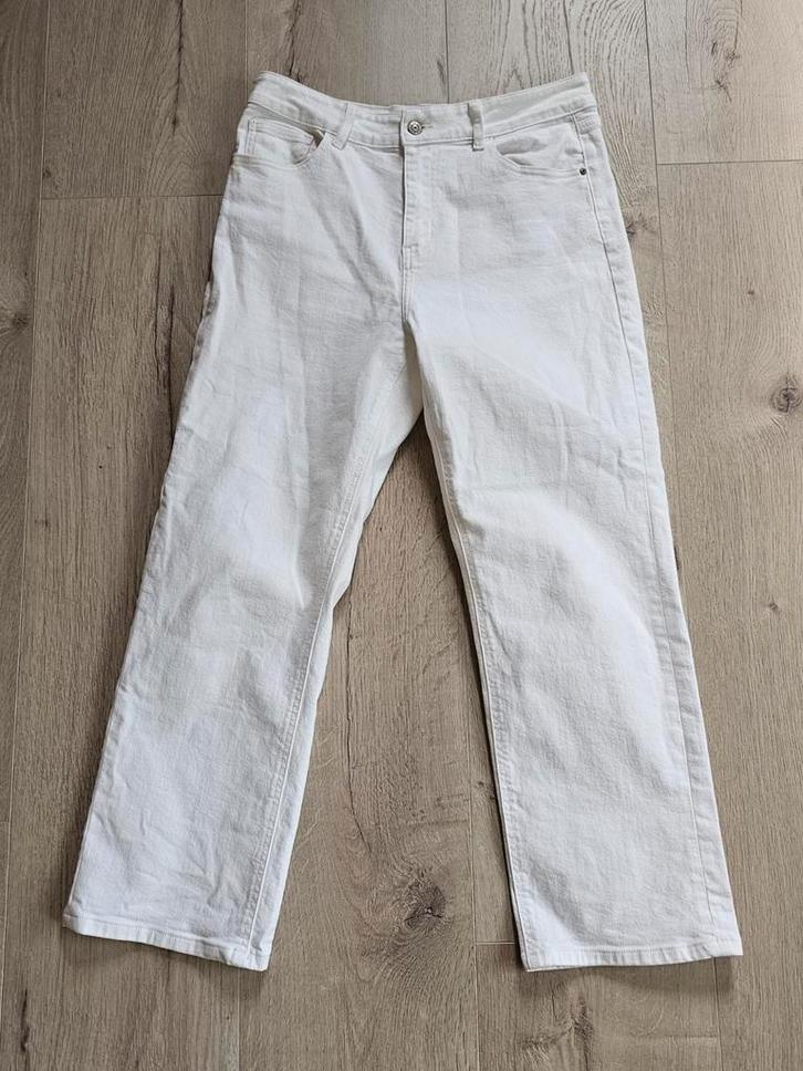 Witte denim jeans spijkerbroek | maat 40 | Lutz, Kleding | Dames, Spijkerbroeken en Jeans, Zo goed als nieuw, W30 - W32 (confectie 38/40)