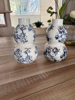 2 leuke kleine vaasjes, Huis en Inrichting, Overige kleuren, Ophalen of Verzenden, Minder dan 50 cm, Glas