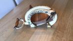 Raadvad broodsnijder , wit, restauratieobject, Antiek en Kunst, Ophalen of Verzenden