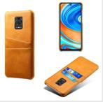 Redmi Note 9 Pro / 9S Backcover + Screenprotector _ Bruin, Verzenden, Nieuw, Hoesje of Tasje