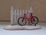 Lemax hekje met fiets, Diversen, Kerst, Ophalen of Verzenden, Zo goed als nieuw