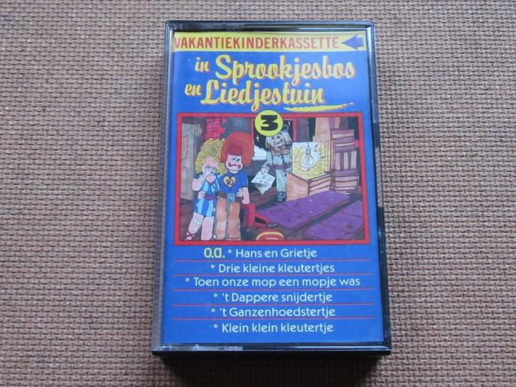 Vakantiekindercassette in Sprookjesbos en Liedjestuin 3, Cd's en Dvd's, Cassettebandjes, Zo goed als nieuw, Origineel, Kinderen en Jeugd
