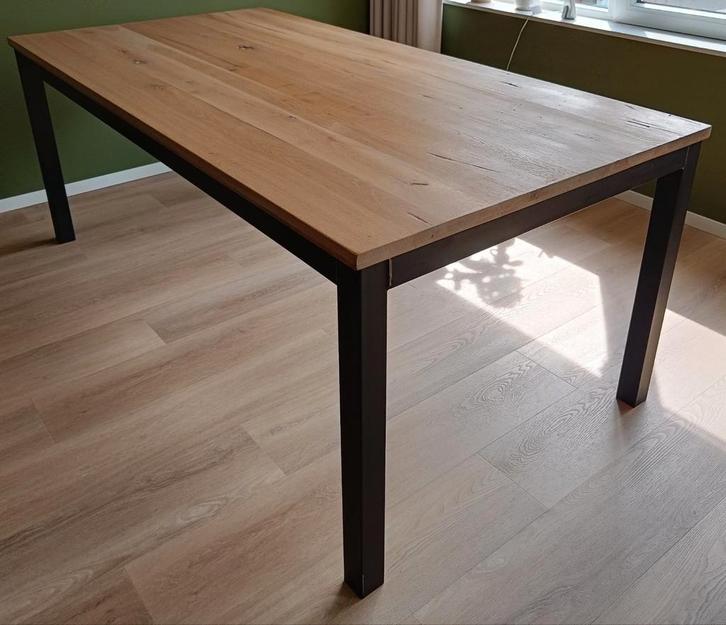 Goossens Max Eettafel 200x100, Huis en Inrichting, Tafels | Eettafels, Zo goed als nieuw, 100 tot 150 cm, 200 cm of meer, Rechthoekig