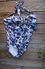 Halterbadpak blauw/ offwhite Cyell mt 44B Vaste prijs, Blauw, Badpak, Ophalen of Verzenden, Zo goed als nieuw