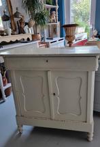 Brocante kast oud houten meidenkastje Biedermeier kastje, Ophalen