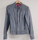 Vintage edc leren jasje grijs maat S, Ophalen of Verzenden, Edc, Jasje, Maat 36 (S)