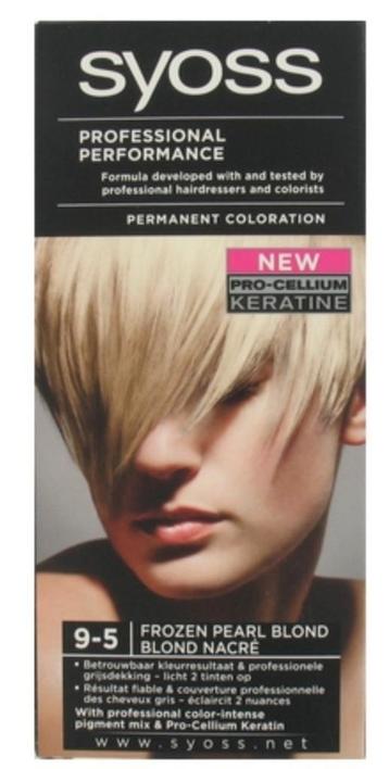 SYOSS Colors 9-5 FROZEN PEARL BLOND (3 voor €10,-)