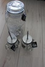 Gusta limonadetap 4L met bekers, Overige typen, Nieuw, Ophalen of Verzenden, Glas
