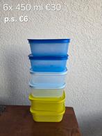 Tupperware Diepvries Bakjes Set, Ophalen of Verzenden, Nieuw, Blauw, Bak of Kom