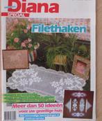 2x haken 1 Diana  haken 1Burda Cadeutjes haken zie foto's, Hobby en Vrije tijd, Breien en Haken, Ophalen of Verzenden, Zo goed als nieuw