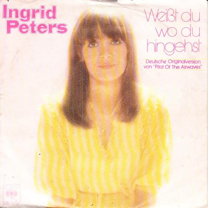 ingrid peters - weisst du wo du hingehst  (1980) schlager, Cd's en Dvd's, Vinyl Singles, Single, Pop, 7 inch, Ophalen of Verzenden