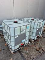 Ibc 1000 liter met kraantje in kooi op pallet., Ophalen of Verzenden