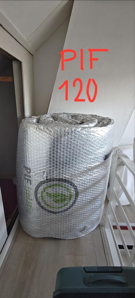 PIF 120 Isolatiemateriaal + Montageschijven, Doe-het-zelf en Verbouw, Isolatie en Afdichting, Zo goed als nieuw, Muurisolatie