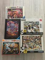 Disney puzzels, Ophalen, 500 t/m 1500 stukjes, Zo goed als nieuw, Legpuzzel