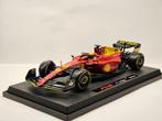 Burago Ferrari F1-75 Leclerc 1:18, Auto, Nieuw, Ophalen of Verzenden, Bburago