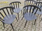 Stoelen, Huis en Inrichting, Ophalen, Kunststof, Gebruikt, Zwart