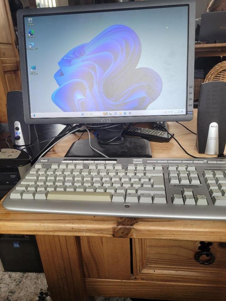 complete intel I7 pc  fluisterstil, Computers en Software, Desktop Pc's, Gebruikt, 3 tot 4 Ghz, HDD, 8 GB, Met videokaart, Met monitor