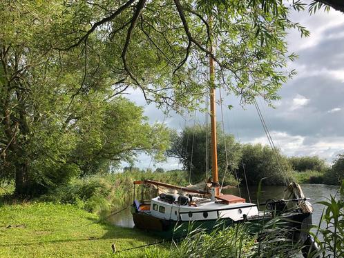 IN PRIJS VERLAAGD!! Zeeschouw 10 mtr geklonken uit 1933!, Watersport en Boten, Platbodems, Gebruikt, 9 tot 12 meter, Staal, Benzine