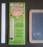 thermometer metalen / emaille bord voeder kuiken gevaar blik, Verzamelen, Merken en Reclamevoorwerpen, Ophalen of Verzenden, Gebruikt