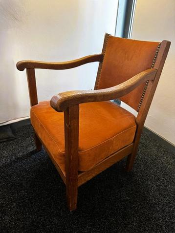 Mooie vintage armstoel – Art Deco stijl – jaren 1920/1930 beschikbaar voor biedingen