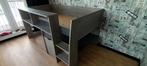 Halfhoogslaper met bureau grijs, Kinderen en Baby's, Kinderkamer | Stapelbedden en Hoogslapers, Ophalen of Verzenden, Gebruikt